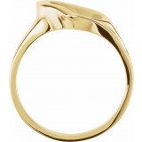 14K Yellow Freeform Remount Ring photo 2