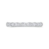 Shah Luxury 14K White Gold Diamond Wedding Band photo