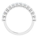 14K White 3/4 CTW Diamond Anniversary Band photo 2