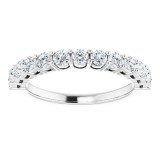 14K White 3/4 CTW Diamond Anniversary Band photo 3