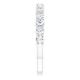 14K White 3/4 CTW Diamond Anniversary Band photo 4