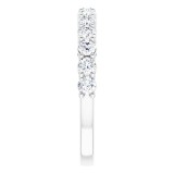 14K White 3/4 CTW Diamond Anniversary Band photo 4