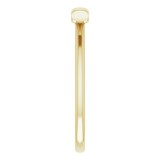 14K Yellow Bar Ring photo 4