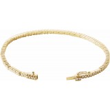14K Yellow 1 CTW Diamond Line 7 Bracelet photo 2