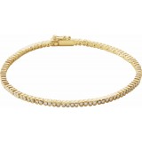 14K Yellow 1 CTW Diamond Line 7 Bracelet photo