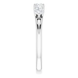 14K White 3/4 CTW Diamond Anniversary Band photo 4