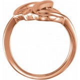 14K Rose Freeform Ring photo 2