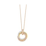 Gems One 14Kt White Yellow Rose Gold Diamond (1/2Ctw) Pendant photo