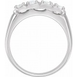 Platinum 5/8 CTW Diamond Four-Stone Anniversary Band photo 2