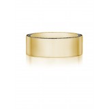 Henri Daussi 8mm Men's Wedding Band MB11 18k Gold Yellow 0.75 Ctw. photo 2
