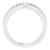 14K White 1/3 CTW Diamond Ring photo 2