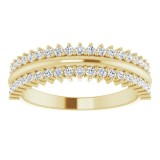 14K Yellow 1/3 CTW Diamond Anniversary Band photo 3