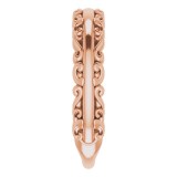 14K Rose Stackable Ring photo 4