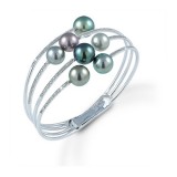 Imperial Pearl 14k White Gold Tahitian Pearl Bracelet photo