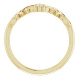 14K Yellow .06 CTW Diamond Vintage-Inspired Ring photo 2