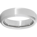 Serinium Beveled Edge Band with a Polish Finish photo