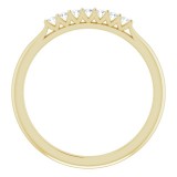 14K Yellow 1/10 CTW Diamond Anniversary Band photo 2