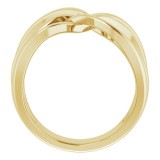 14K Yellow Freeform Ring photo 2