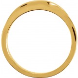14K Yellow 3 mm Stackable Ring photo 2