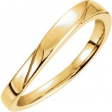 14K Yellow 3 mm Stackable Ring photo