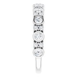 Platinum 3/4 CTW Diamond Anniversary Band photo 4