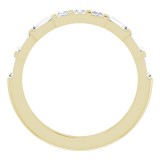 14K Yellow 1/2 CTW Diamond Anniversary Band photo 2