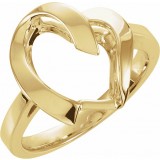 14K Yellow Freeform Remount Ring photo