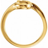 14K Yellow Freeform Ring photo 2