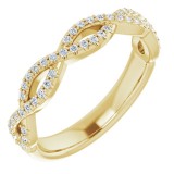 14K Yellow 1/5 CTW Diamond Anniversary Band photo