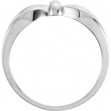 14K White Remount Ring photo 2