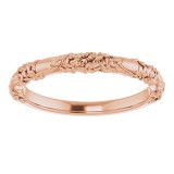 14K Rose Matching Band photo 3