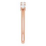 14K Rose 1/2 CTW Diamond Anniversary Band photo 4