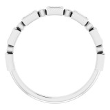 14K White 1/4 CTW Diamond Anniversary Band photo 2