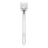 14K White 3/4 CTW Set Anniversary Band photo 4