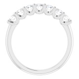 14K White 1/2 CTW Diamond Anniversary Band photo 2