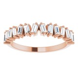 14K Rose 1/2 CTW Diamond Anniversary Band photo 3