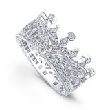 Beverley K 18k White Gold Diamond Band photo