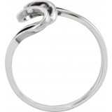 14K White Metal Fashion Ring photo 2