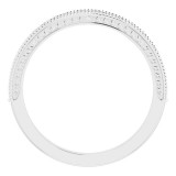 Platinum 1/10 CTW Diamond Anniversary Band photo 2