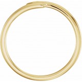 14K Yellow Stackable Ring photo 2