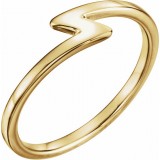 14K Yellow Stackable Ring photo