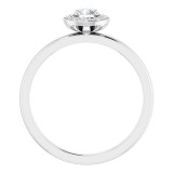 14K White 1/3 CTW Diamond Ring photo 2