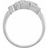 14K White 1/6 CTW Diamond Ring photo 2