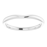 14K White Matching Band photo 3