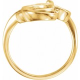 14K Yellow Freeform Ring photo 2