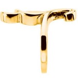 14K Yellow Freeform Ring photo 3