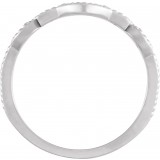 14K White Granulated Ring photo 2