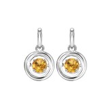 Gems One Silver (SLV 995) Rhythm Of Love Fashion Earrings photo