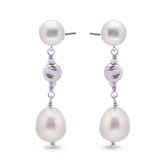 Imperial Pearl Sterling Freshwater Pearl Earrings photo