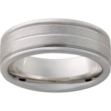 Serinium Rounded Edge Band with Stone Finish and .5mm Groove photo